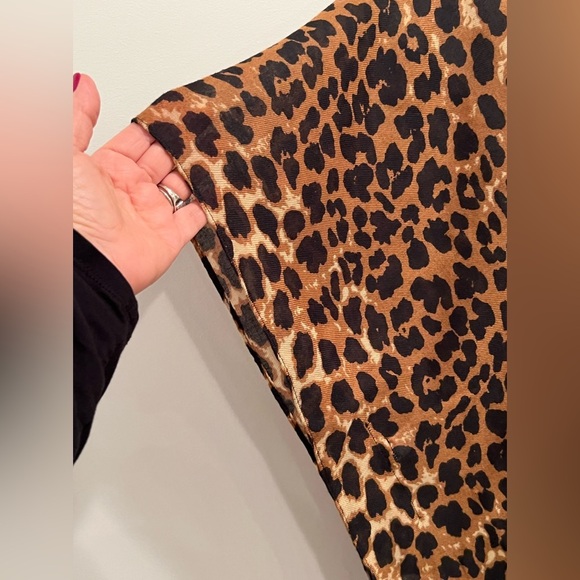 JUST BE women leopard print cardigan /one size - Picture 4 of 7